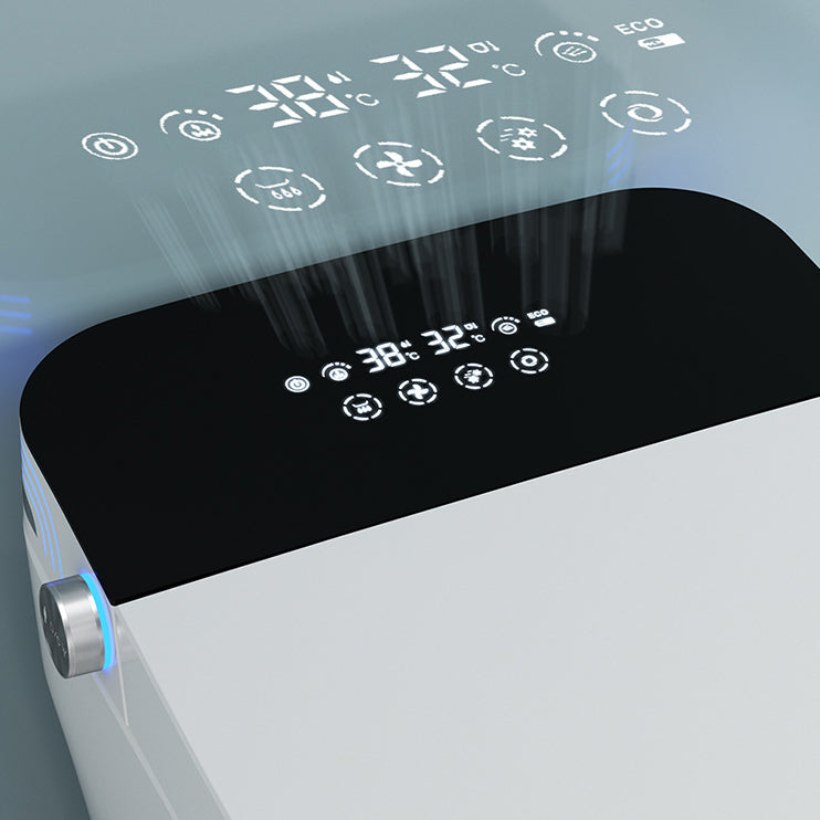 Modern ABS Toilet Bowl One Piece Toilet Floor Mounted Flush Toilet Clearhalo 'Bathroom Remodel & Bathroom Fixtures' 'Home Improvement' 'home_improvement' 'home_improvement_toilets' 'Toilets & Bidets' 'Toilets' 7139665