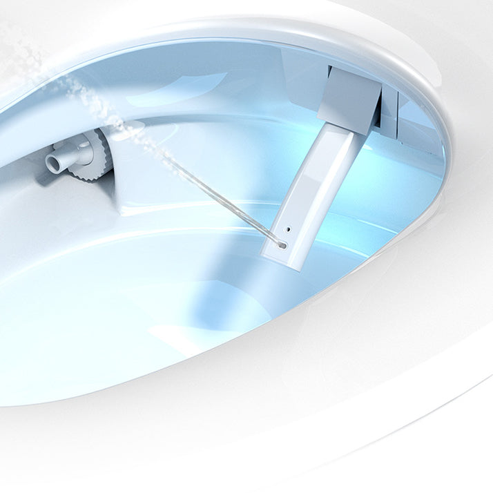 Modern ABS Toilet Bowl One Piece Toilet Floor Mounted Flush Toilet Clearhalo 'Bathroom Remodel & Bathroom Fixtures' 'Home Improvement' 'home_improvement' 'home_improvement_toilets' 'Toilets & Bidets' 'Toilets' 7139667