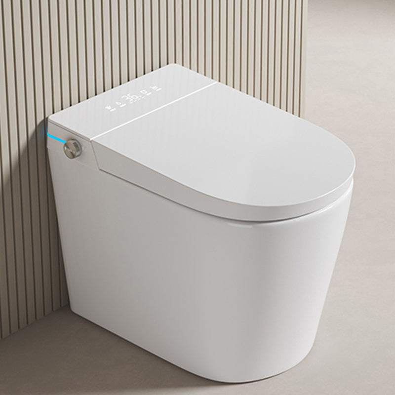 Modern Floor Mounted Toilet Bowl Porcelain Siphon Jet Flush Toilet Clearhalo 'Bathroom Remodel & Bathroom Fixtures' 'Home Improvement' 'home_improvement' 'home_improvement_toilets' 'Toilets & Bidets' 'Toilets' 7139687