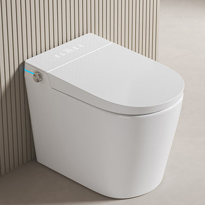 Modern Floor Mounted Toilet Bowl Porcelain Siphon Jet Flush Toilet Clearhalo 'Bathroom Remodel & Bathroom Fixtures' 'Home Improvement' 'home_improvement' 'home_improvement_toilets' 'Toilets & Bidets' 'Toilets' 7139687