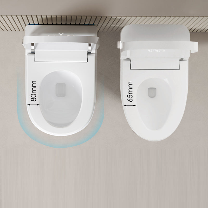 Modern Floor Mounted Toilet Bowl Porcelain Siphon Jet Flush Toilet Clearhalo 'Bathroom Remodel & Bathroom Fixtures' 'Home Improvement' 'home_improvement' 'home_improvement_toilets' 'Toilets & Bidets' 'Toilets' 7139697
