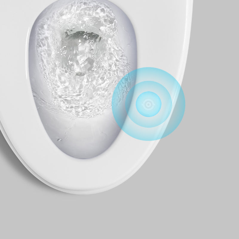 Modern Floor Mounted Flush Toilet Siphon Jet White Toilet Bowl with Seat for Washroom Clearhalo 'Bathroom Remodel & Bathroom Fixtures' 'Home Improvement' 'home_improvement' 'home_improvement_toilets' 'Toilets & Bidets' 'Toilets' 7139721