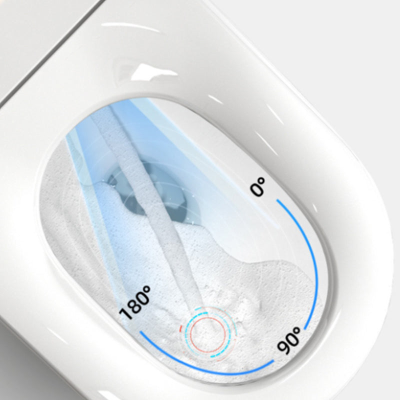 Modern Floor Mount Flush Toilet Siphon Jet Toilet Bowl with Slow Close Seat for Washroom Clearhalo 'Bathroom Remodel & Bathroom Fixtures' 'Home Improvement' 'home_improvement' 'home_improvement_toilets' 'Toilets & Bidets' 'Toilets' 7139736