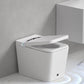 Modern Floor Mount Flush Toilet Siphon Jet Urine Toilet with Seat for Washroom White Manual Flip (Medium Configuration Version) 16" Clearhalo 'Bathroom Remodel & Bathroom Fixtures' 'Home Improvement' 'home_improvement' 'home_improvement_toilets' 'Toilets & Bidets' 'Toilets' 7139759