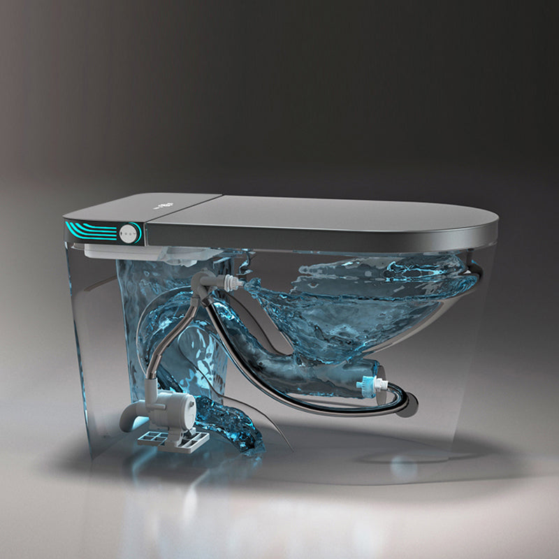 Modern Floor Mounted Flush Toilet Siphon Jet Urine Toilet with Heated Seat for Washroom Clearhalo 'Bathroom Remodel & Bathroom Fixtures' 'Home Improvement' 'home_improvement' 'home_improvement_toilets' 'Toilets & Bidets' 'Toilets' 7139775