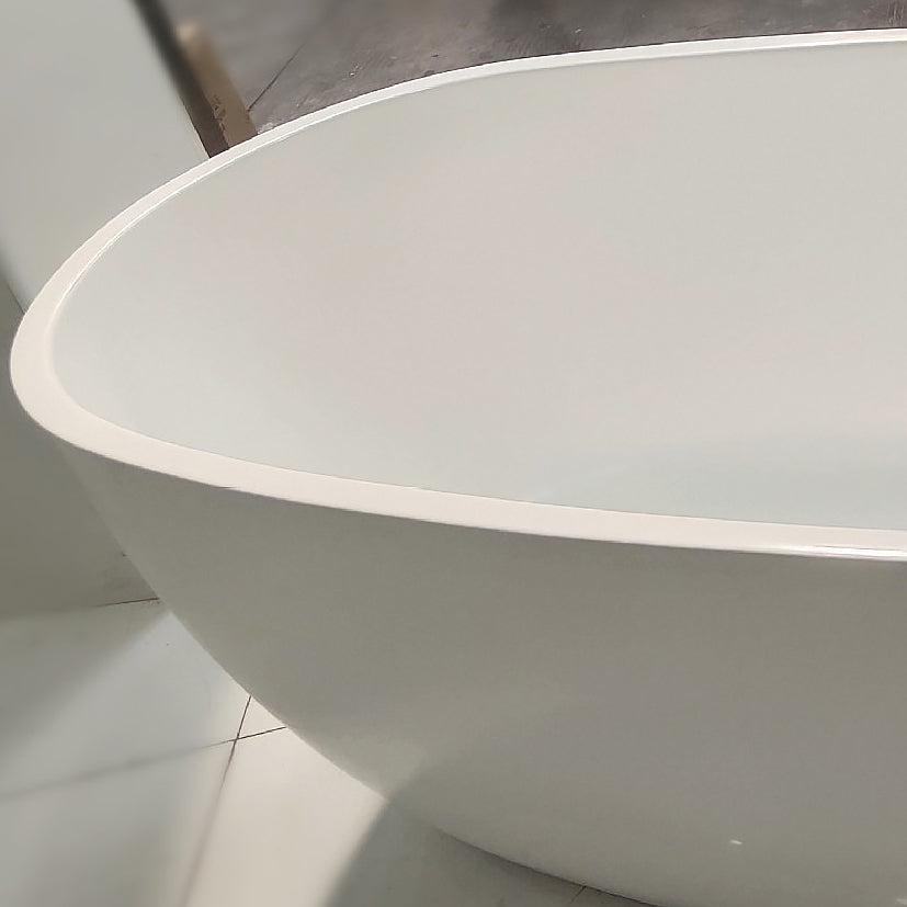 Acrylic Freestanding Soaking Bathtub Antique Finish Oval Modern Bath Tub Clearhalo 'Bathroom Remodel & Bathroom Fixtures' 'Bathtubs' 'Home Improvement' 'home_improvement' 'home_improvement_bathtubs' 'Showers & Bathtubs' 7139929