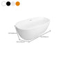 Acrylic Freestanding Soaking Bathtub Antique Finish Oval Modern Bath Tub Clearhalo 'Bathroom Remodel & Bathroom Fixtures' 'Bathtubs' 'Home Improvement' 'home_improvement' 'home_improvement_bathtubs' 'Showers & Bathtubs' 7139934