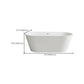 Modern Oval Freestanding Bathtub Antique Finish Soaking Bath Tub Clearhalo 'Bathroom Remodel & Bathroom Fixtures' 'Bathtubs' 'Home Improvement' 'home_improvement' 'home_improvement_bathtubs' 'Showers & Bathtubs' 7139951