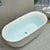 Freestanding Soaking Bathtub Antique Finish Modern Oval Bath Tub White Tub Clearhalo 'Bathroom Remodel & Bathroom Fixtures' 'Bathtubs' 'Home Improvement' 'home_improvement' 'home_improvement_bathtubs' 'Showers & Bathtubs' 7139983