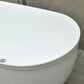Freestanding Soaking Bathtub Antique Finish Modern Oval Bath Tub Clearhalo 'Bathroom Remodel & Bathroom Fixtures' 'Bathtubs' 'Home Improvement' 'home_improvement' 'home_improvement_bathtubs' 'Showers & Bathtubs' 7139990