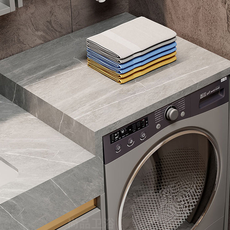 Gorgeous Sink Vanity Wooden Vanity Sink with Storage Shelving Clearhalo 'Bathroom Remodel & Bathroom Fixtures' 'Bathroom Vanities' 'bathroom_vanities' 'Home Improvement' 'home_improvement' 'home_improvement_bathroom_vanities' 7145117