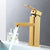 Vessel Sink Bathroom Faucet Lever Handle Low Arc Vessel Faucet Gold 7.5" Supply Lines Not Included Clearhalo 'Bathroom Remodel & Bathroom Fixtures' 'Bathroom Sink Faucets' 'Bathroom Sinks & Faucet Components' 'bathroom_sink_faucets' 'Home Improvement' 'home_improvement' 'home_improvement_bathroom_sink_faucets' 7147130