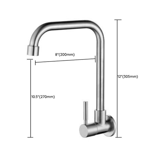 Modern Bridge Faucet Stainless Steel Swivel Spout Spray Kitchen Faucet Clearhalo 'Home Improvement' 'home_improvement' 'home_improvement_kitchen_faucets' 'Kitchen Faucets' 'Kitchen Remodel & Kitchen Fixtures' 'Kitchen Sinks & Faucet Components' 'kitchen_faucets' 7147321