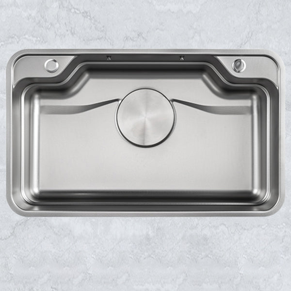 Kitchen Sink Basket Strainer Stainless Steel Undermount Kitchen Sink with Cutting-Board Clearhalo 'Home Improvement' 'home_improvement' 'home_improvement_kitchen_sinks' 'Kitchen Remodel & Kitchen Fixtures' 'Kitchen Sinks & Faucet Components' 'Kitchen Sinks' 'kitchen_sinks' 7147498