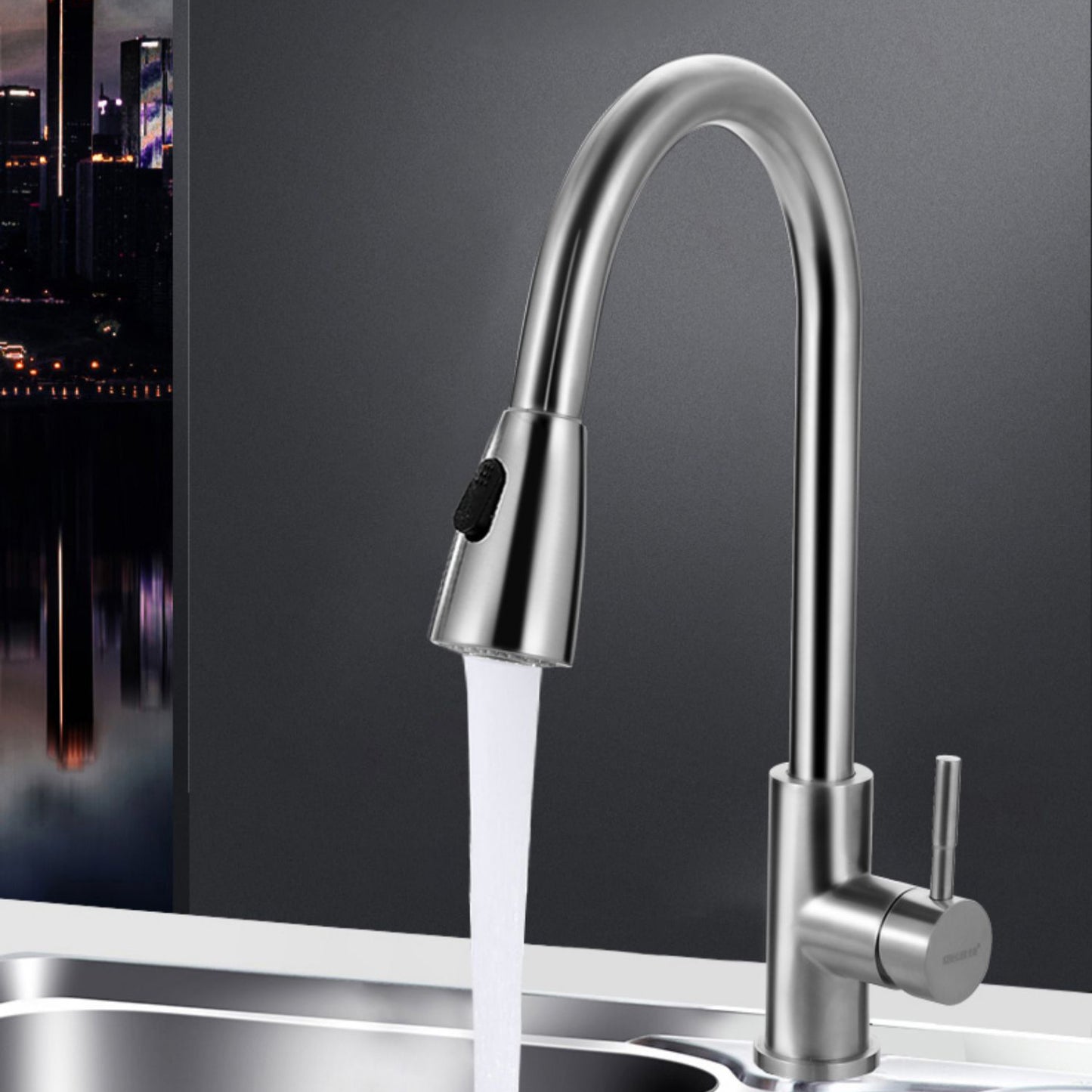 Contemporary Style Kitchen Sink Stainless Steel Kitchen Double Sink with Soundproofing Clearhalo 'Home Improvement' 'home_improvement' 'home_improvement_kitchen_sinks' 'Kitchen Remodel & Kitchen Fixtures' 'Kitchen Sinks & Faucet Components' 'Kitchen Sinks' 'kitchen_sinks' 7147635