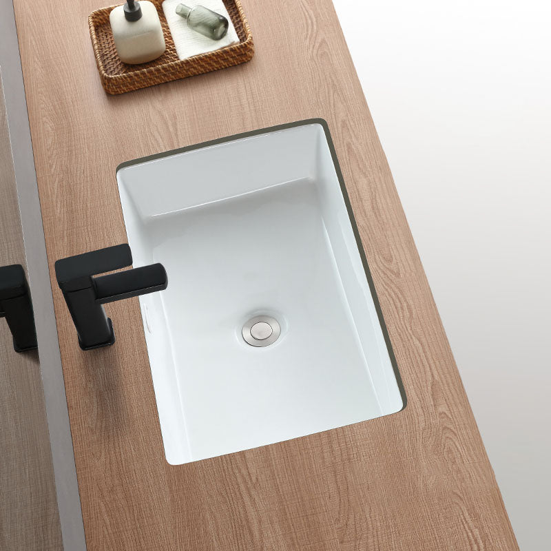 Traditional Undermount Bathroom Sink Porcelain with Overflow Basin Sink Clearhalo 'Bathroom Remodel & Bathroom Fixtures' 'Bathroom Sinks & Faucet Components' 'Bathroom Sinks' 'bathroom_sink' 'Home Improvement' 'home_improvement' 'home_improvement_bathroom_sink' 7147739