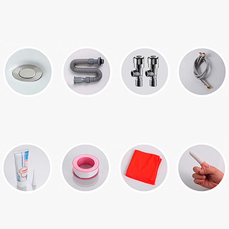 Traditional Undermount Bathroom Sink Porcelain with Overflow Basin Sink Clearhalo 'Bathroom Remodel & Bathroom Fixtures' 'Bathroom Sinks & Faucet Components' 'Bathroom Sinks' 'bathroom_sink' 'Home Improvement' 'home_improvement' 'home_improvement_bathroom_sink' 7147741