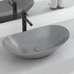 Modern Vessel Bathroom Sink Oval-shape Porcelain Vessel Lavatory Sink Clearhalo 'Bathroom Remodel & Bathroom Fixtures' 'Bathroom Sinks & Faucet Components' 'Bathroom Sinks' 'bathroom_sink' 'Home Improvement' 'home_improvement' 'home_improvement_bathroom_sink' 7147830