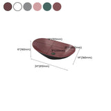 Modern Vessel Bathroom Sink Oval-shape Porcelain Vessel Lavatory Sink Clearhalo 'Bathroom Remodel & Bathroom Fixtures' 'Bathroom Sinks & Faucet Components' 'Bathroom Sinks' 'bathroom_sink' 'Home Improvement' 'home_improvement' 'home_improvement_bathroom_sink' 7147837