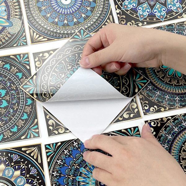 PVC Peel & Stick Mosaic Tile Square Mosaic Tile Wallpaper with Waterproof Clearhalo 'Flooring 'Home Improvement' 'home_improvement' 'home_improvement_peel_stick_blacksplash' 'Peel & Stick Backsplash Tile' 'peel_stick_blacksplash' 'Walls & Ceilings' Walls and Ceiling' 7148451