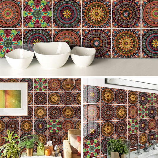 PVC Peel & Stick Mosaic Tile Square Mosaic Tile Wallpaper with Waterproof Clearhalo 'Flooring 'Home Improvement' 'home_improvement' 'home_improvement_peel_stick_blacksplash' 'Peel & Stick Backsplash Tile' 'peel_stick_blacksplash' 'Walls & Ceilings' Walls and Ceiling' 7148456