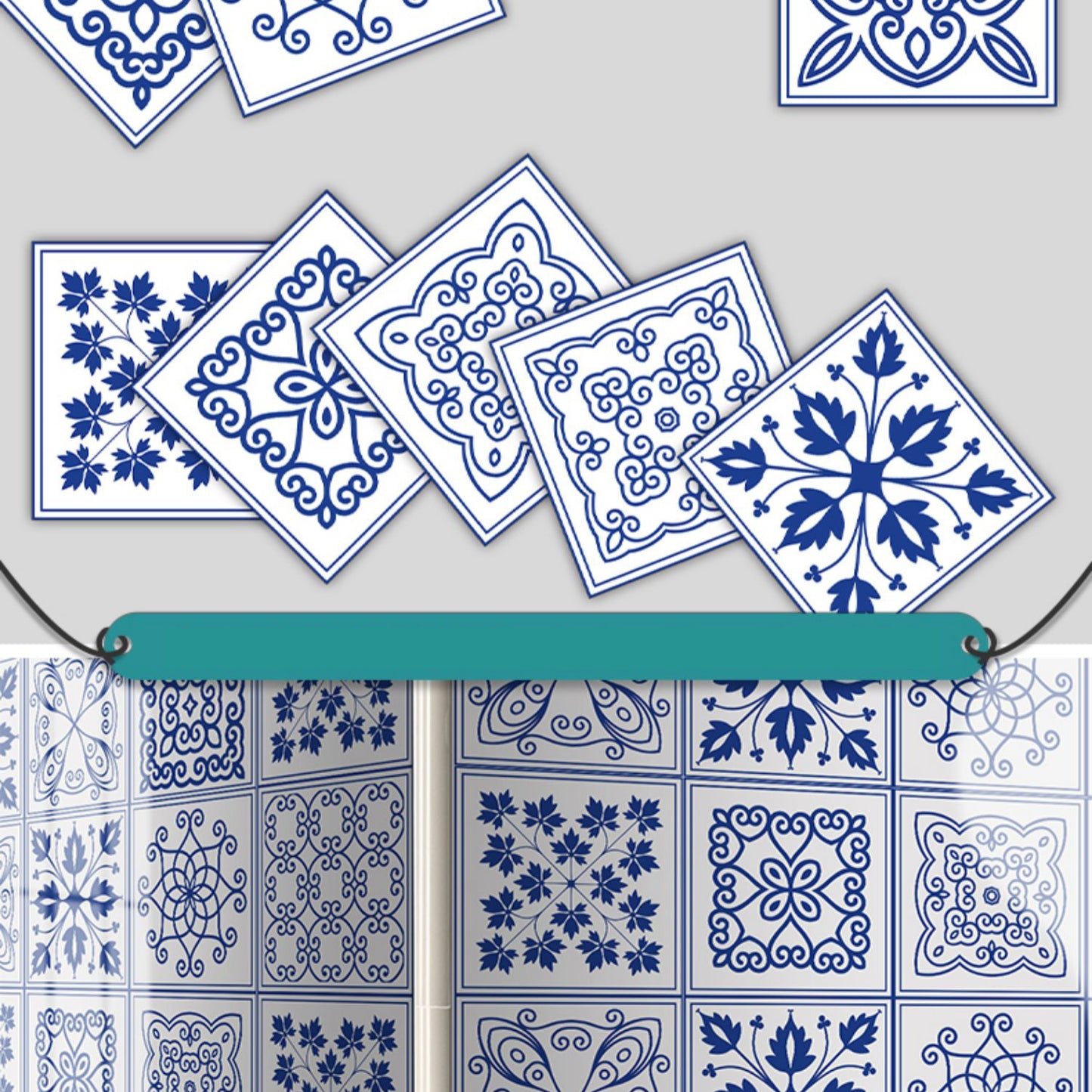 Square Peel & Stick Mosaic Tile PVC Waterproof Mosaic Tile Wallpaper Clearhalo 'Flooring 'Home Improvement' 'home_improvement' 'home_improvement_peel_stick_blacksplash' 'Peel & Stick Backsplash Tile' 'peel_stick_blacksplash' 'Walls & Ceilings' Walls and Ceiling' 7148494