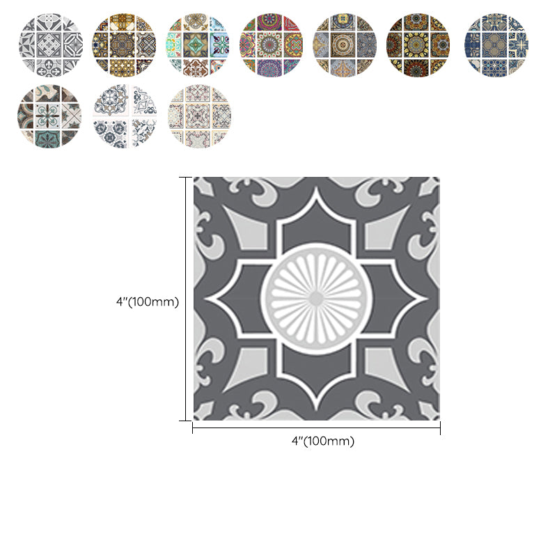 Square Peel & Stick Mosaic Tile PVC Mosaic Tile Wallpaper with Waterproof Clearhalo 'Flooring 'Home Improvement' 'home_improvement' 'home_improvement_peel_stick_blacksplash' 'Peel & Stick Backsplash Tile' 'peel_stick_blacksplash' 'Walls & Ceilings' Walls and Ceiling' 7148527