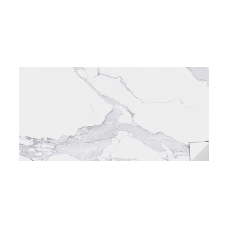 PVC Peel and Stick Backsplash Tile Field Tile Wallpaper with Waterproof White-Gray Clearhalo 'Flooring 'Home Improvement' 'home_improvement' 'home_improvement_peel_stick_blacksplash' 'Peel & Stick Backsplash Tile' 'peel_stick_blacksplash' 'Walls & Ceilings' Walls and Ceiling' 7148558