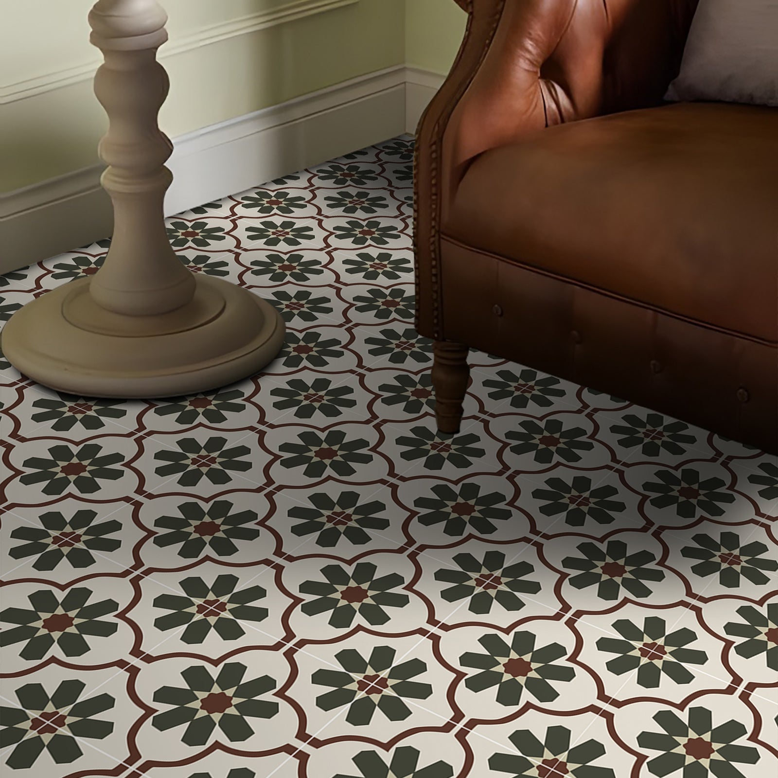 Single Tile Wallpaper Square PVC Peel & Stick Field Tile with Waterproof 100-Piece Set Clearhalo 'Flooring 'Home Improvement' 'home_improvement' 'home_improvement_peel_stick_blacksplash' 'Peel & Stick Backsplash Tile' 'peel_stick_blacksplash' 'Walls & Ceilings' Walls and Ceiling' 7148581