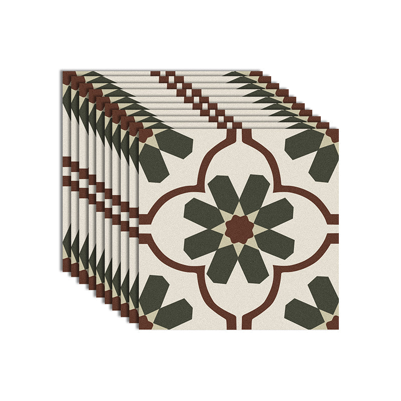 Single Tile Wallpaper Square PVC Peel & Stick Field Tile with Waterproof Clearhalo 'Flooring 'Home Improvement' 'home_improvement' 'home_improvement_peel_stick_blacksplash' 'Peel & Stick Backsplash Tile' 'peel_stick_blacksplash' 'Walls & Ceilings' Walls and Ceiling' 7148582