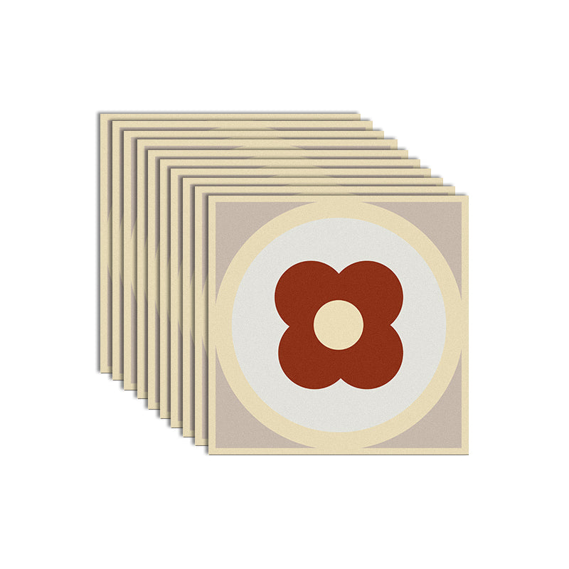 Square Peel & Stick Field Tile Waterproof PVC Peel and Stick Wall Tile Clearhalo 'Flooring 'Home Improvement' 'home_improvement' 'home_improvement_peel_stick_blacksplash' 'Peel & Stick Backsplash Tile' 'peel_stick_blacksplash' 'Walls & Ceilings' Walls and Ceiling' 7148593