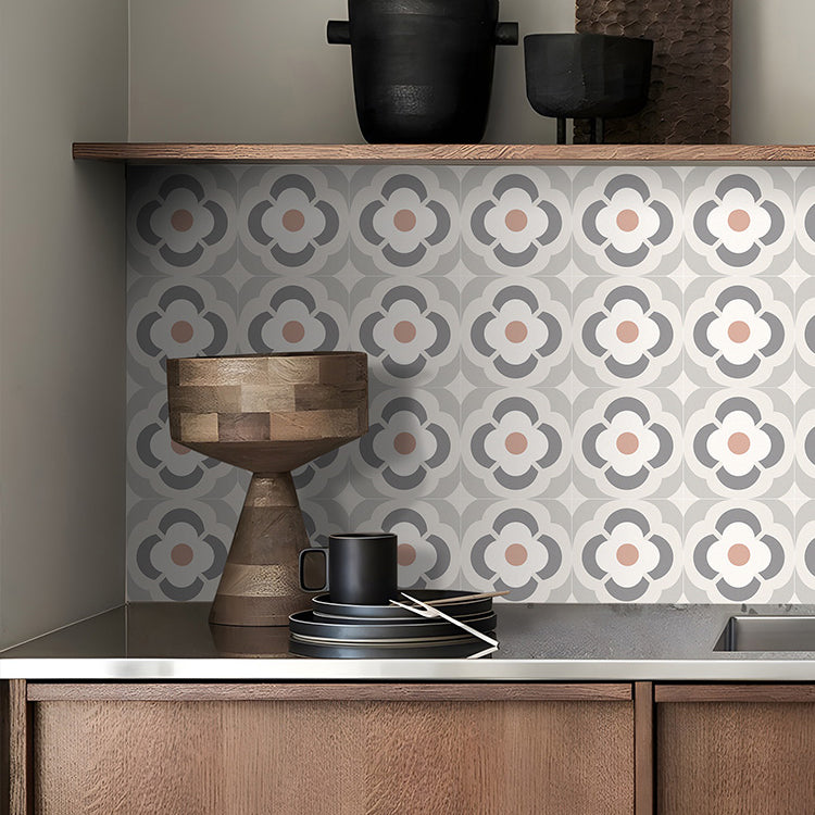 Square Peel and Stick Backsplash PVC Field Tile Wallpaper with Waterproof Clearhalo 'Flooring 'Home Improvement' 'home_improvement' 'home_improvement_peel_stick_blacksplash' 'Peel & Stick Backsplash Tile' 'peel_stick_blacksplash' 'Walls & Ceilings' Walls and Ceiling' 7148622