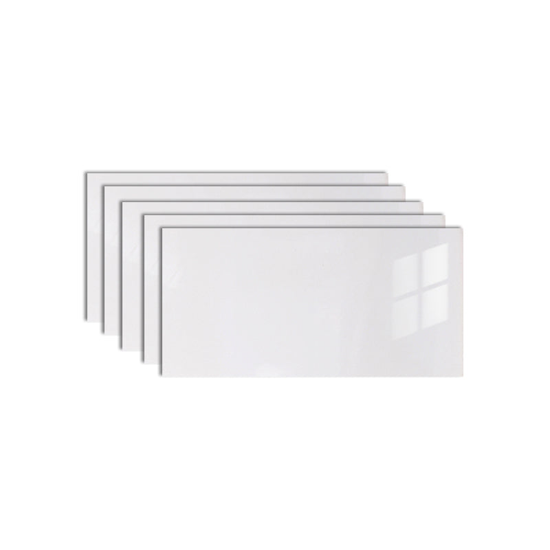 Field Tile Wallpaper PVC Waterproof Peel and Stick Backsplash Wall Tile Gloss White Clearhalo 'Flooring 'Home Improvement' 'home_improvement' 'home_improvement_peel_stick_blacksplash' 'Peel & Stick Backsplash Tile' 'peel_stick_blacksplash' 'Walls & Ceilings' Walls and Ceiling' 7148643