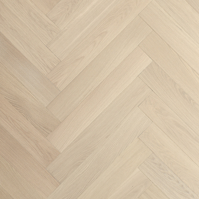 Smooth Oak Wood Hardwood Flooring Contemporary Waterproof Solid Wood Flooring Light Khaki Clearhalo 'Flooring 'Hardwood Flooring' 'hardwood_flooring' 'Home Improvement' 'home_improvement' 'home_improvement_hardwood_flooring' Walls and Ceiling' 7148712