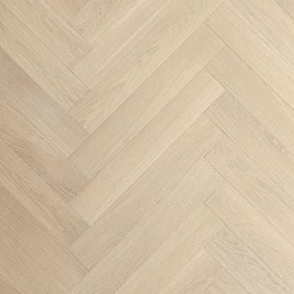 Smooth Oak Wood Hardwood Flooring Contemporary Waterproof Solid Wood Flooring Light Khaki Clearhalo 'Flooring 'Hardwood Flooring' 'hardwood_flooring' 'Home Improvement' 'home_improvement' 'home_improvement_hardwood_flooring' Walls and Ceiling' 7148712