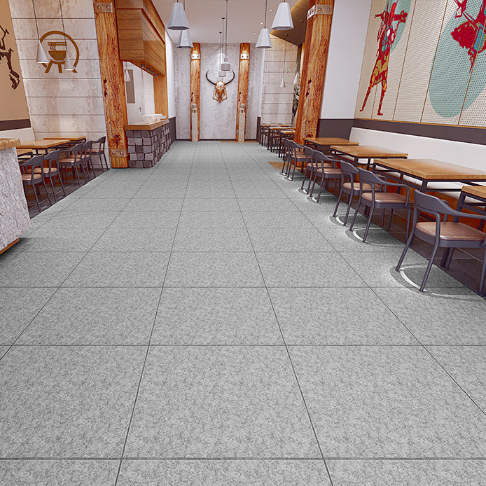 Vinyl Flooring Fire Resistant Waterproof Self-Stick Peel and Stick Light Gray 0.04" Clearhalo 'Flooring 'Home Improvement' 'home_improvement' 'home_improvement_vinyl_flooring' 'Vinyl Flooring' 'vinyl_flooring' Walls and Ceiling' 7148830