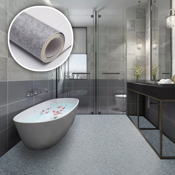 Vinyl Flooring Fire Resistant Waterproof Self-Stick Peel and Stick Silver Gray 0.06" Clearhalo 'Flooring 'Home Improvement' 'home_improvement' 'home_improvement_vinyl_flooring' 'Vinyl Flooring' 'vinyl_flooring' Walls and Ceiling' 7148842