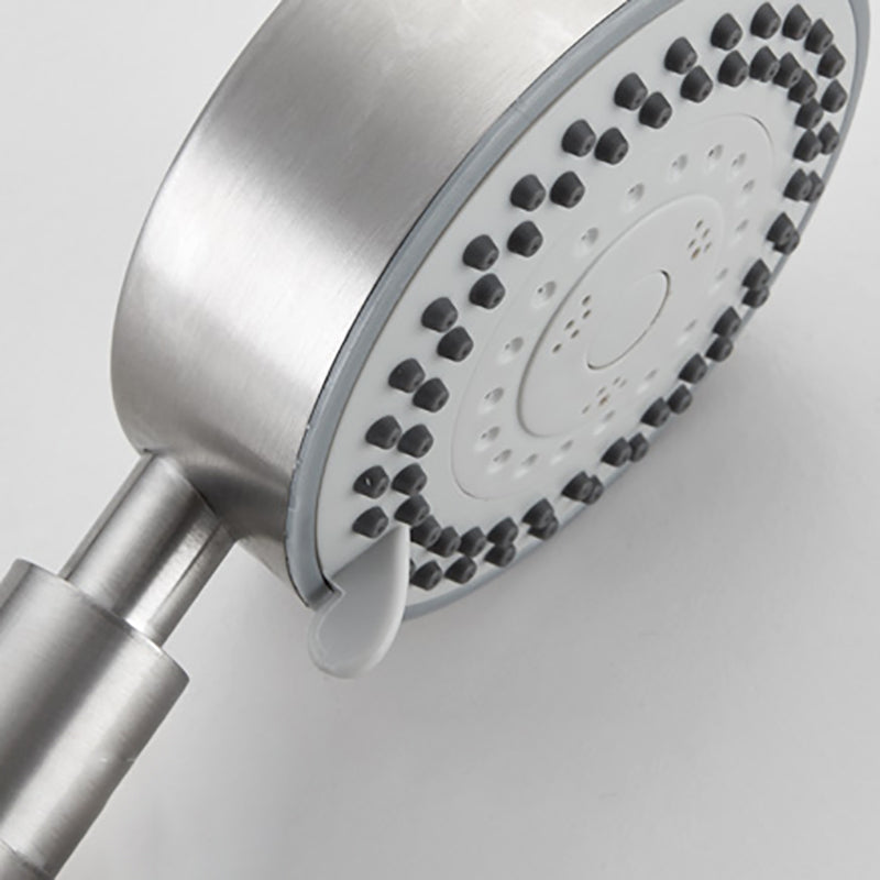 Contemporary Showerhead 304 Stainless Steel Round Hand Shower Clearhalo 'Bathroom Remodel & Bathroom Fixtures' 'Home Improvement' 'home_improvement' 'home_improvement_shower_heads' 'Shower Heads' 'shower_heads' 'Showers & Bathtubs Plumbing' 'Showers & Bathtubs' 7149245