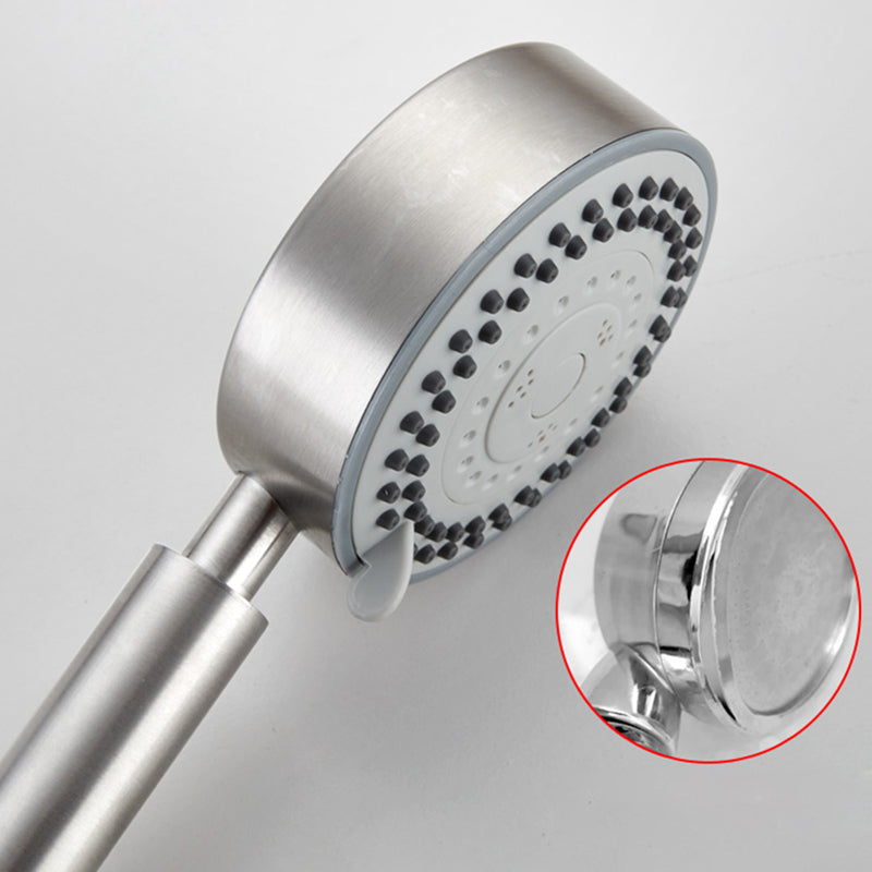 Contemporary Showerhead 304 Stainless Steel Round Hand Shower Clearhalo 'Bathroom Remodel & Bathroom Fixtures' 'Home Improvement' 'home_improvement' 'home_improvement_shower_heads' 'Shower Heads' 'shower_heads' 'Showers & Bathtubs Plumbing' 'Showers & Bathtubs' 7149252