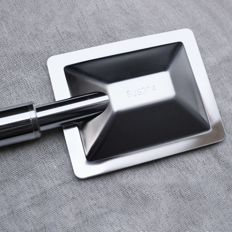 Shower Head Brass Square Raining Jet Tube Handheld Shower Head Clearhalo 'Bathroom Remodel & Bathroom Fixtures' 'Home Improvement' 'home_improvement' 'home_improvement_shower_heads' 'Shower Heads' 'shower_heads' 'Showers & Bathtubs Plumbing' 'Showers & Bathtubs' 7149265