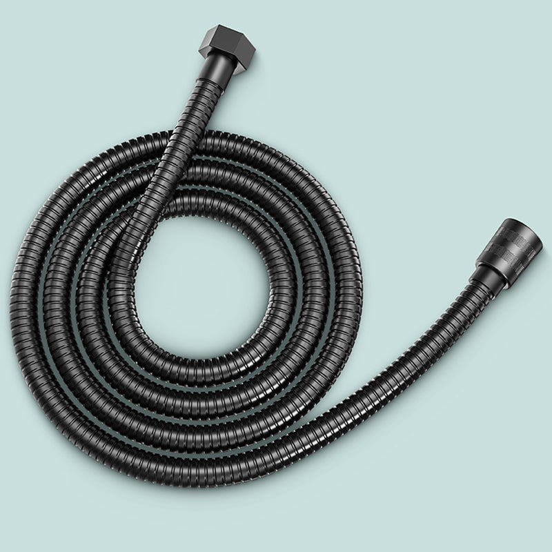 Modern 6 Setting Shower Head Adjustable Spray Pattern Matte Black Round Shower Head Clearhalo 'Bathroom Remodel & Bathroom Fixtures' 'Home Improvement' 'home_improvement' 'home_improvement_shower_heads' 'Shower Heads' 'shower_heads' 'Showers & Bathtubs Plumbing' 'Showers & Bathtubs' 7149283