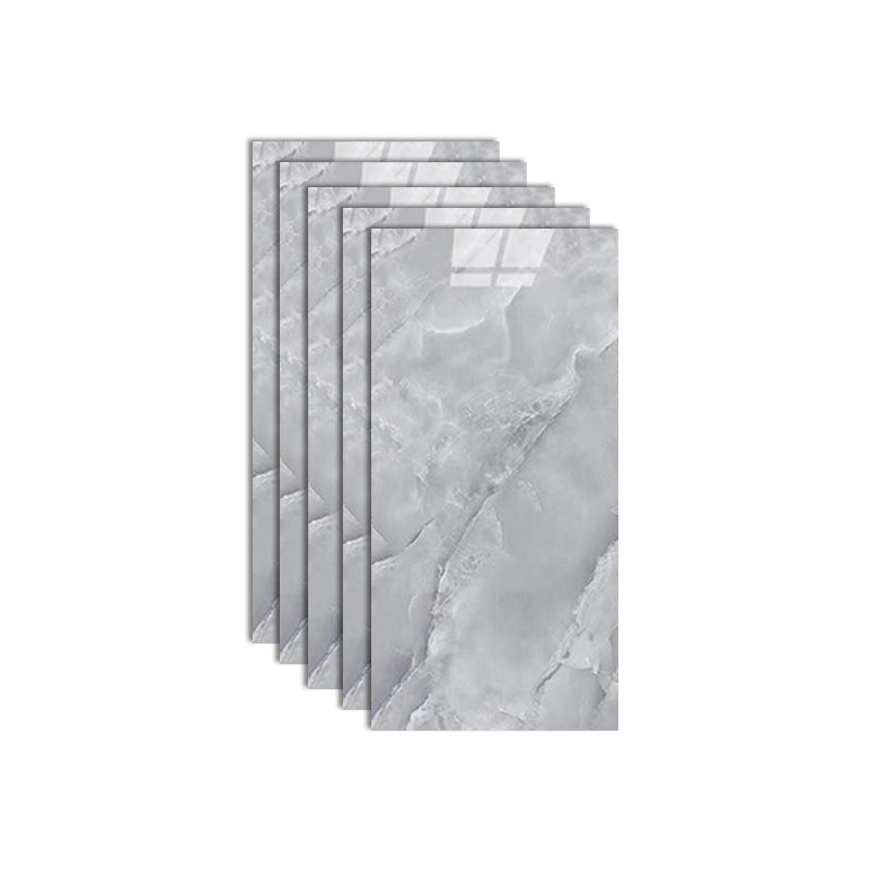Plastic Peel and Stick Wall Tile Field Tile Wallpaper with Rectangular Shape Grey Clearhalo 'Flooring 'Home Improvement' 'home_improvement' 'home_improvement_peel_stick_blacksplash' 'Peel & Stick Backsplash Tile' 'peel_stick_blacksplash' 'Walls & Ceilings' Walls and Ceiling' 7149333