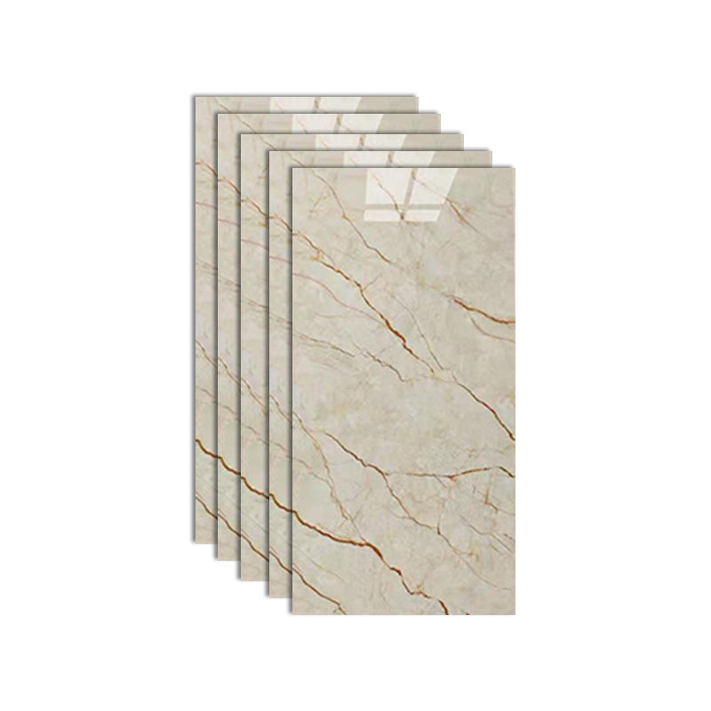 Plastic Peel and Stick Wall Tile Field Tile Wallpaper with Rectangular Shape Yellow Clearhalo 'Flooring 'Home Improvement' 'home_improvement' 'home_improvement_peel_stick_blacksplash' 'Peel & Stick Backsplash Tile' 'peel_stick_blacksplash' 'Walls & Ceilings' Walls and Ceiling' 7149342