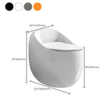 Modern Floor Mounted Flush Toilet Seat Included Urine Toilet for Bathroom Clearhalo 'Bathroom Remodel & Bathroom Fixtures' 'Home Improvement' 'home_improvement' 'home_improvement_toilets' 'Toilets & Bidets' 'Toilets' 7149667