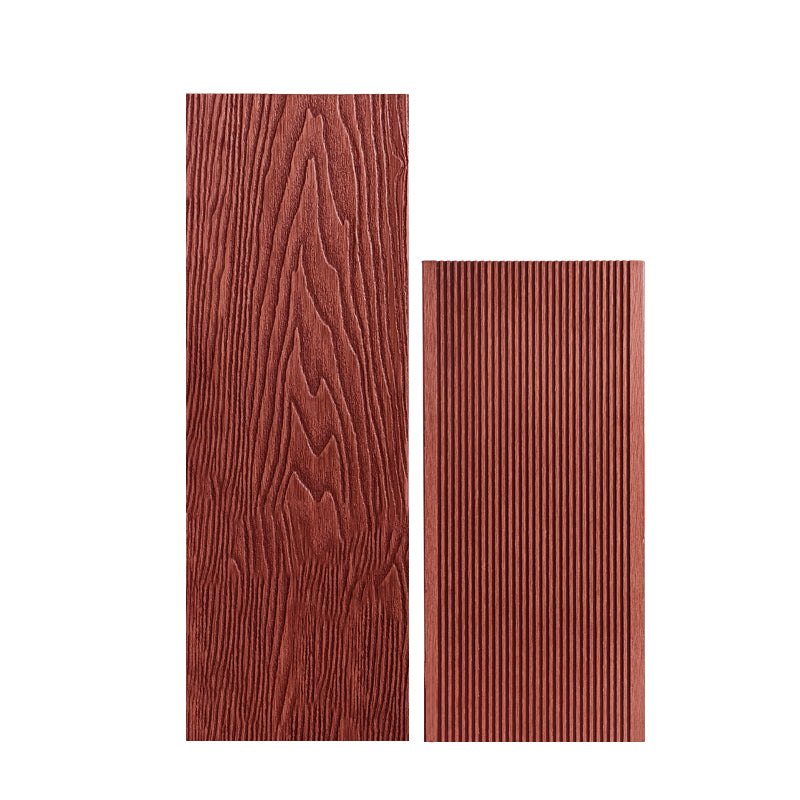 Contemporary Hardwood Deck Tiles Wire brushed Engineered Plank Flooring Rosewood Clearhalo 'Flooring 'Hardwood Flooring' 'hardwood_flooring' 'Home Improvement' 'home_improvement' 'home_improvement_hardwood_flooring' Walls and Ceiling' 7150007