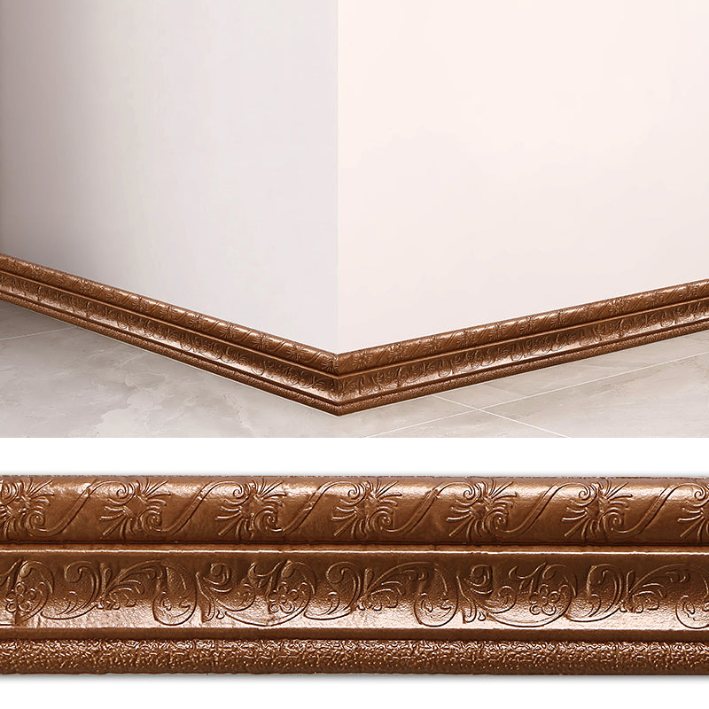 Mosaic Tile Peel and Stick Tile Pvc Waterproof Backsplash Peel and Stick Wall Tile Coppery Clearhalo 'Flooring 'Home Improvement' 'home_improvement' 'home_improvement_wall_paneling' 'Wall Paneling' 'wall_paneling' 'Walls & Ceilings' Walls and Ceiling' 7150015