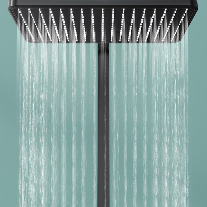 Modern Shower System Color Block Adjustable Spray Pattern Shower Head Combo Clearhalo 'Bathroom Remodel & Bathroom Fixtures' 'Home Improvement' 'home_improvement' 'home_improvement_shower_faucets' 'Shower Faucets & Systems' 'shower_faucets' 'Showers & Bathtubs Plumbing' 'Showers & Bathtubs' 7157099