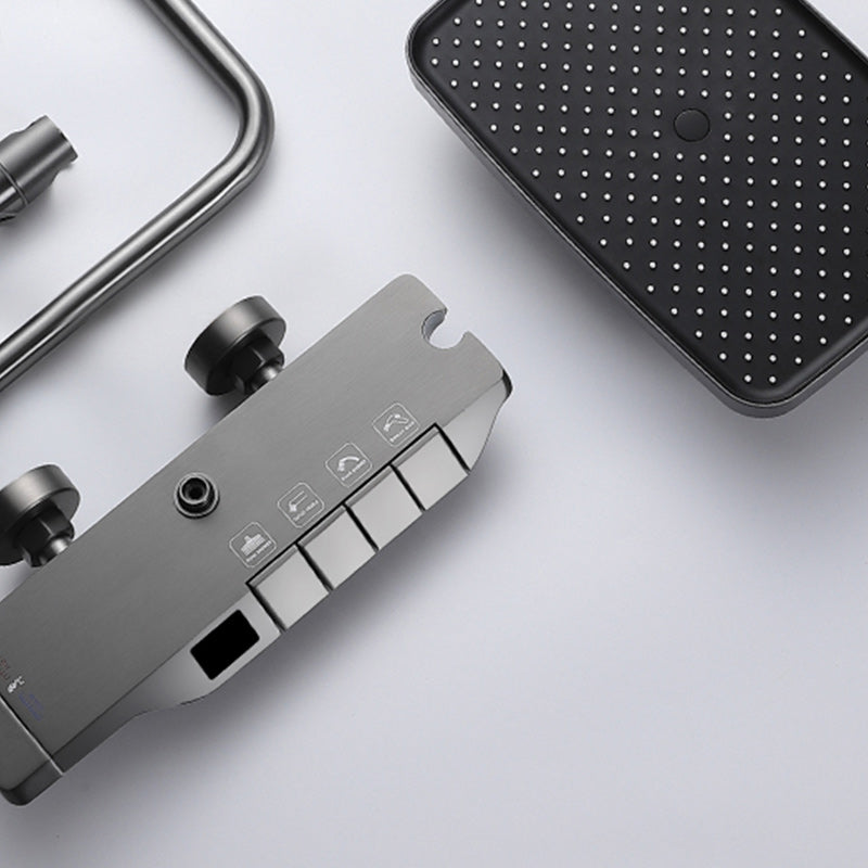 Valve Included Shower System Solid Color Dual Shower Head Shower Head Combo Clearhalo 'Bathroom Remodel & Bathroom Fixtures' 'Home Improvement' 'home_improvement' 'home_improvement_shower_faucets' 'Shower Faucets & Systems' 'shower_faucets' 'Showers & Bathtubs Plumbing' 'Showers & Bathtubs' 7157140