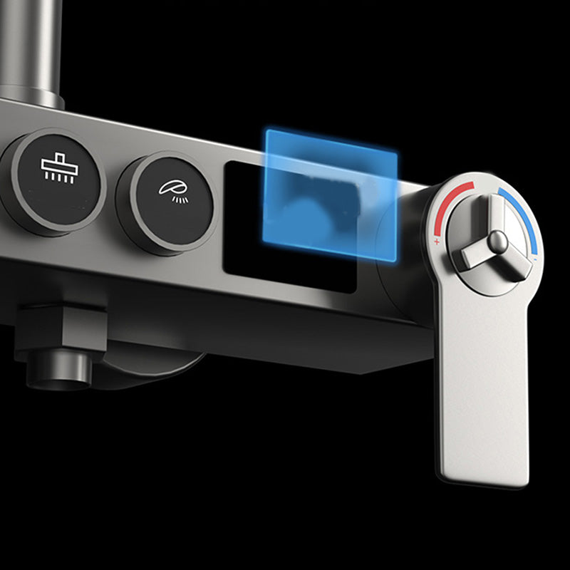 Modern Shower Set Solid Color Valve Included Bath Tub and Shower Head Set Clearhalo 'Bathroom Remodel & Bathroom Fixtures' 'Home Improvement' 'home_improvement' 'home_improvement_shower_faucets' 'Shower Faucets & Systems' 'shower_faucets' 'Showers & Bathtubs Plumbing' 'Showers & Bathtubs' 7157191