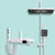 Modern Wall Mount Shower Trim Adjustable Spray Pattern Shower Head Combo White Temperature Control Clearhalo 'Bathroom Remodel & Bathroom Fixtures' 'Home Improvement' 'home_improvement' 'home_improvement_shower_faucets' 'Shower Faucets & Systems' 'shower_faucets' 'Showers & Bathtubs Plumbing' 'Showers & Bathtubs' 7157273